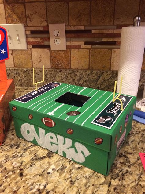 football valentines day box